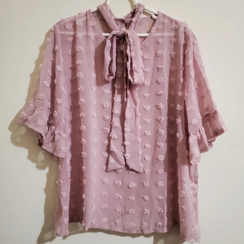 Sheer Textured Blouse
